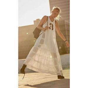 Free People FP Movement First Position Sporty Jersey Maxi Dress Women's Small